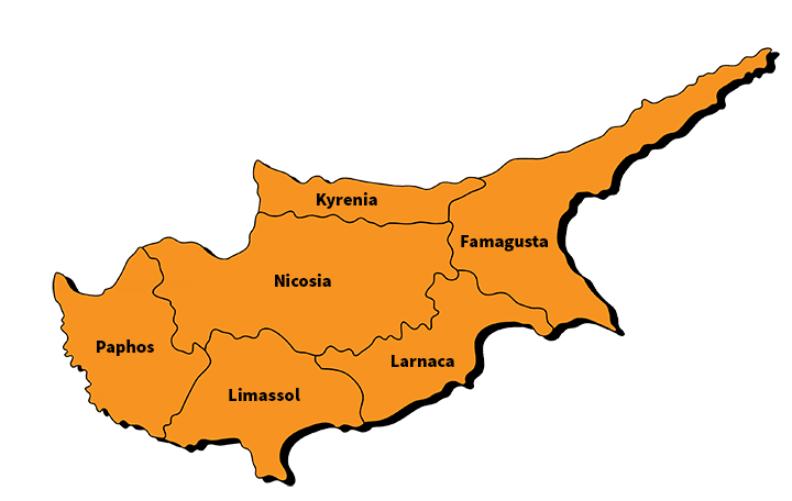 districts of cyprus